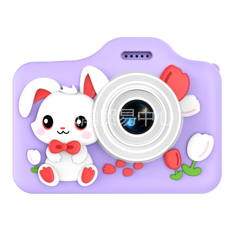 Ac02 Παιδική διπλής κάμερας μικρή ψηφιακή κάμερα με 2.0 ιντσών LCD, TF κάρτα, 4800–9600 pixel, ABS+TPU σώμα, διάρκεια μπαταρίας 1–3 ημέρες