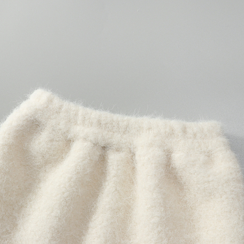 Koreai stílusú lányoknak, A-vonalú téli szoknya, pamut-keverék anyag, 80% poliészter, bélés pamut, 8 éves kortól