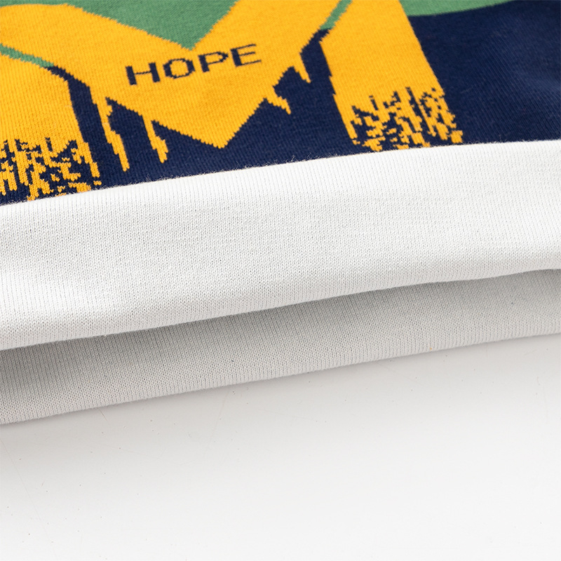 Pulover tricotat pentru copii - gros, stil coreean, cu model litere, amestec bumbac-poliester, pentru vârsta 3-8 ani