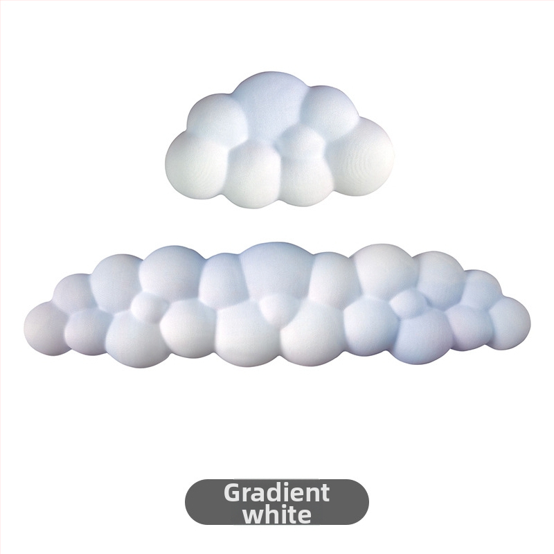 Rokas plaukstas atbalsta spilventiņš birojam, silikona, ūdensizturīgs, debesu iedvesots modelis, 330 g