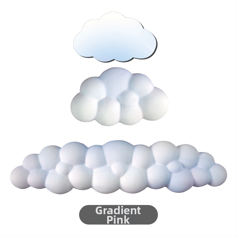 Rokas plaukstas atbalsta spilventiņš birojam, silikona, ūdensizturīgs, debesu iedvesots modelis, 330 g