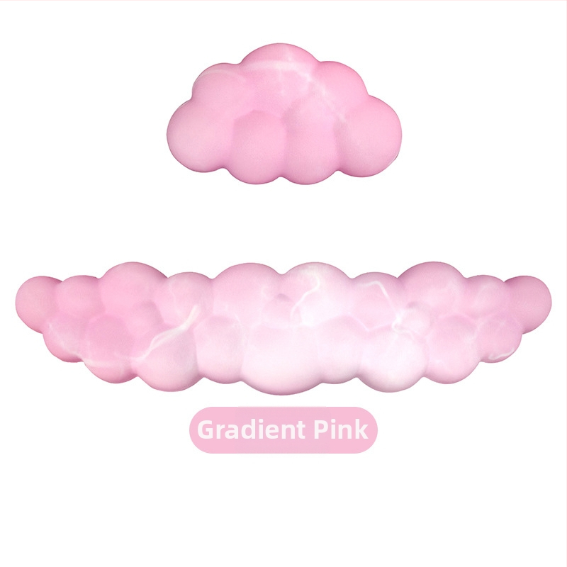 Rokas plaukstas atbalsta spilventiņš birojam, silikona, ūdensizturīgs, debesu iedvesots modelis, 330 g