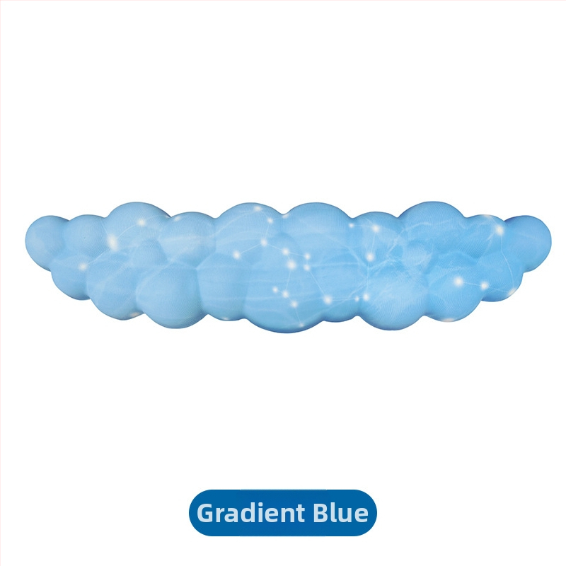 Rokas plaukstas atbalsta spilventiņš birojam, silikona, ūdensizturīgs, debesu iedvesots modelis, 330 g