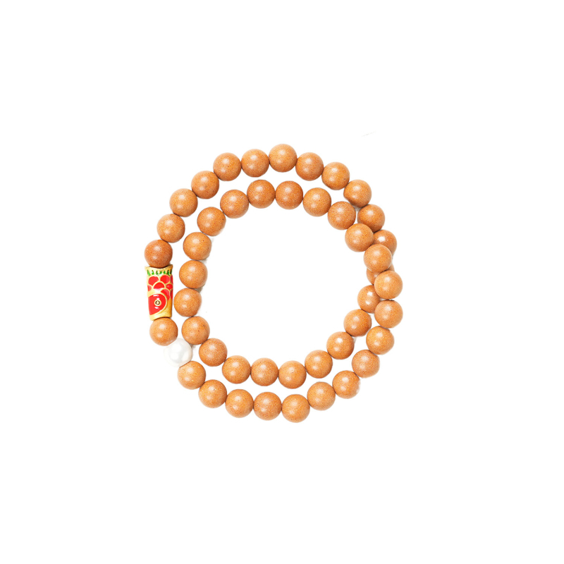 Brățară cu boabe aromatice Osmanthus — design DIY original, stil de lux ușor, execuție semi-artizanală semi-mecanică, lansare Iarna 2025