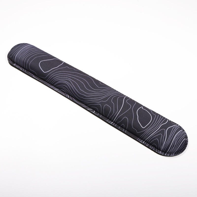 Dvostruki set podloge za zglob i tipkovnicu, mekana pjena, gaming stil, dimenzije 135x80x25 mm i 420x70x20 mm