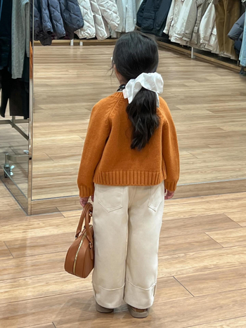 Σετ πλεκτών ρούχων για κορίτσια: Korean στυλ, ζακέτα με φερμουάρ και παντελόνια με φλίς εσωτερική επένδυση για φθινόπωρο