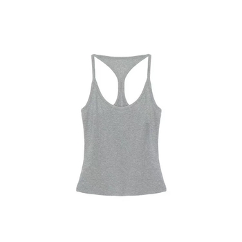 I-formájú top a melltartó fedéséért, pamut-elasztán keverék, mikroelasztikus, nem levehető vállpántok, normál hossz