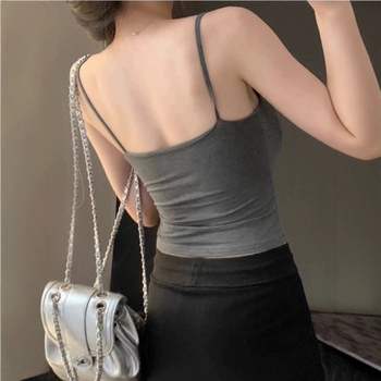 Maieu cupe pentru sân și sutien integrat, croială lejeră din spandex cu căptușeală interioară, potrivit ca strat de bază sau strat exterior