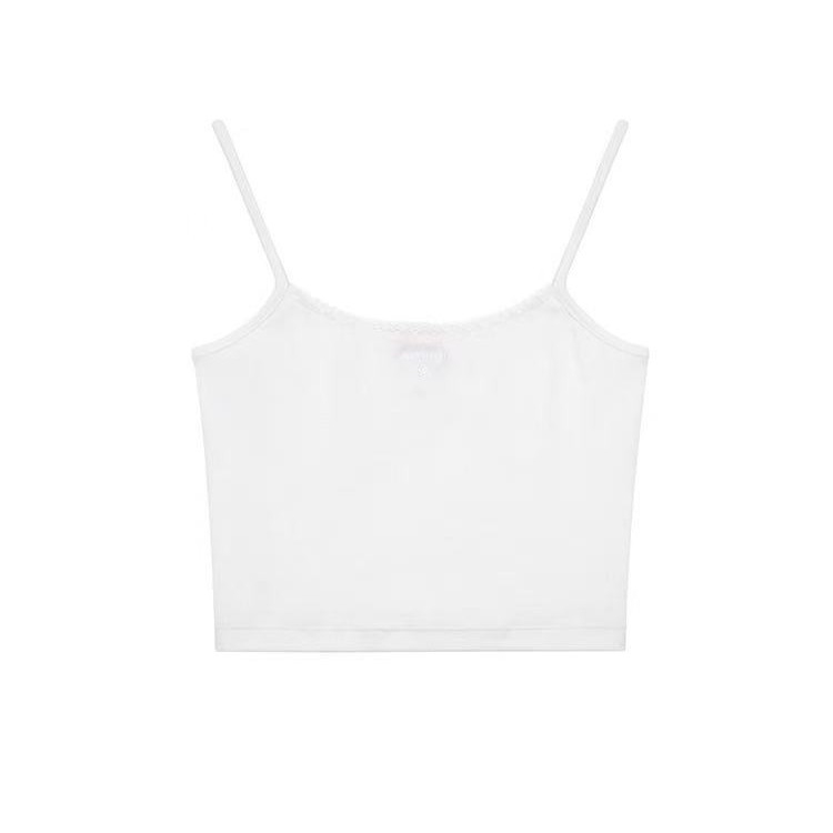 Kratki top s ugrađenim camisolom – Tip struka, Elegantni gradski stil, Ljeto 2025, Pamuk-Poliester 95%+, Bez elastana