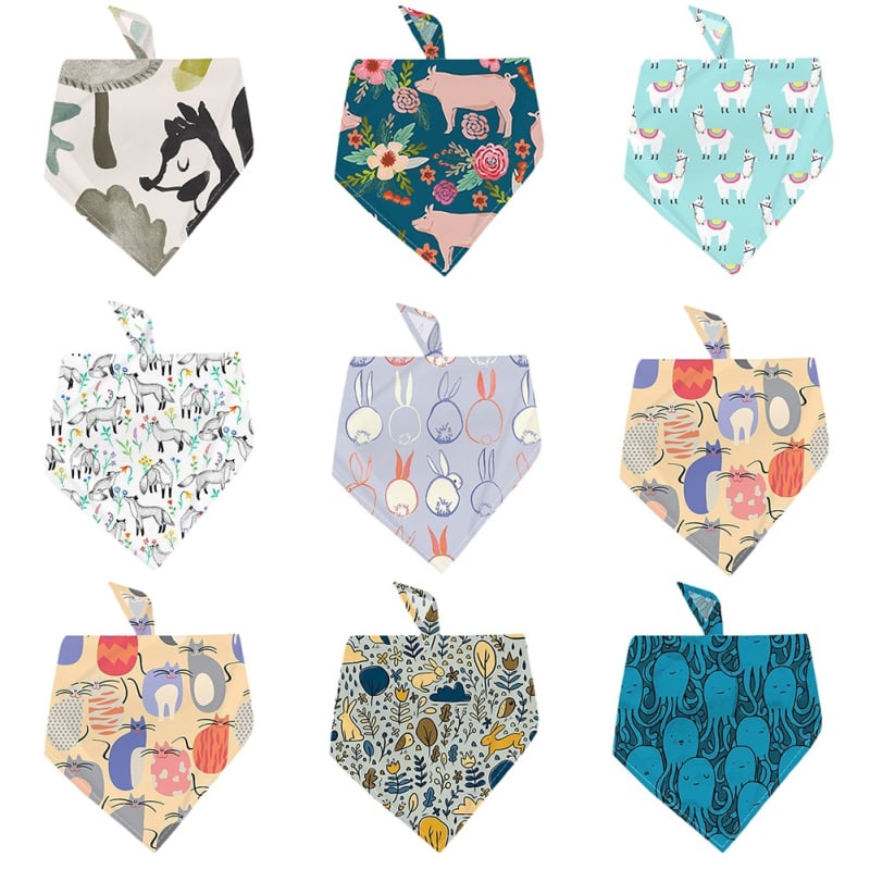 Τουρμπάν από βαμβάκι με εξατομικευμένο μοτίβο, ύφανση warp knitting, πολυχρηστικό