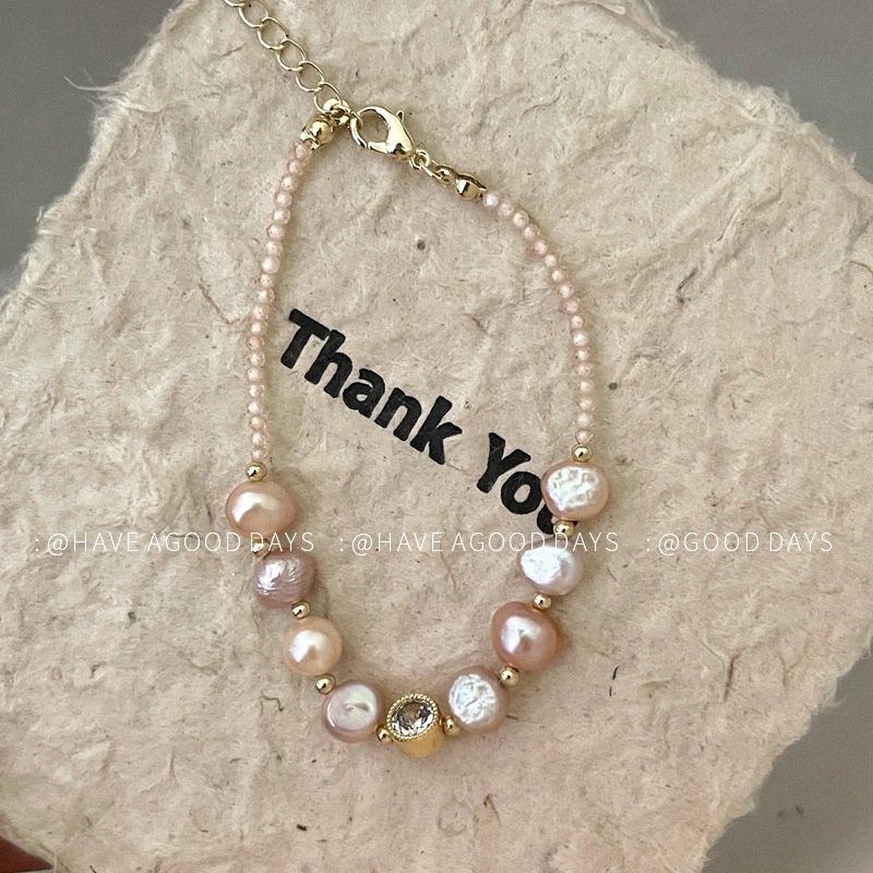 Brățară cu perle naturale de apă dulce Baroc — design geometric, placare electro, accesoriu minimalist pentru mână