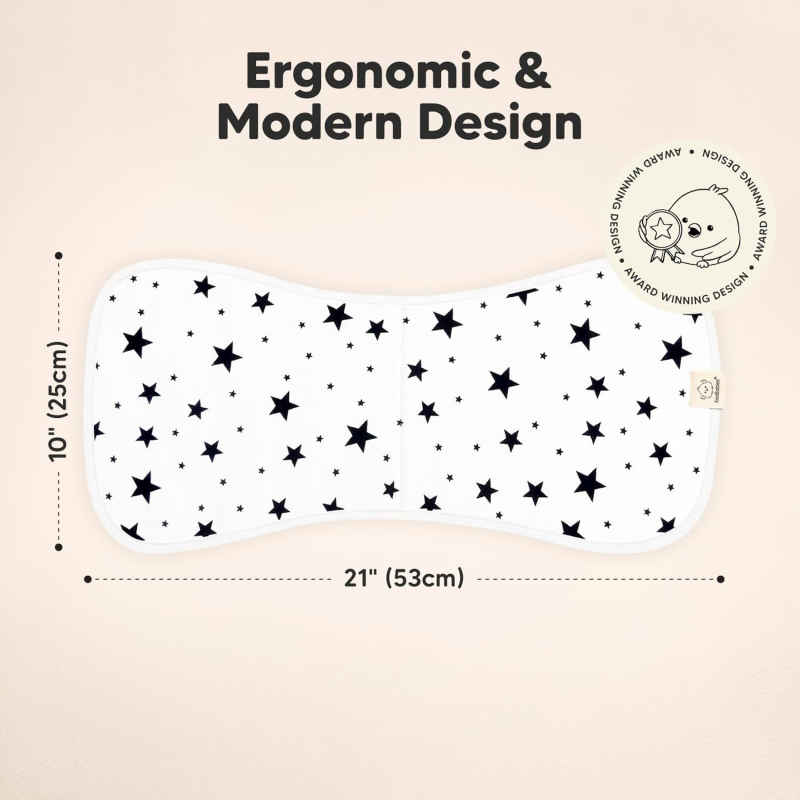 Prosop pentru eructații la bebeluși și șervet pentru bebeluși, din bumbac, absorbant, unisex, pentru 0–3 ani, modele: dungi, carouri, uni, desene animate, buline — Siguranță Clasa A