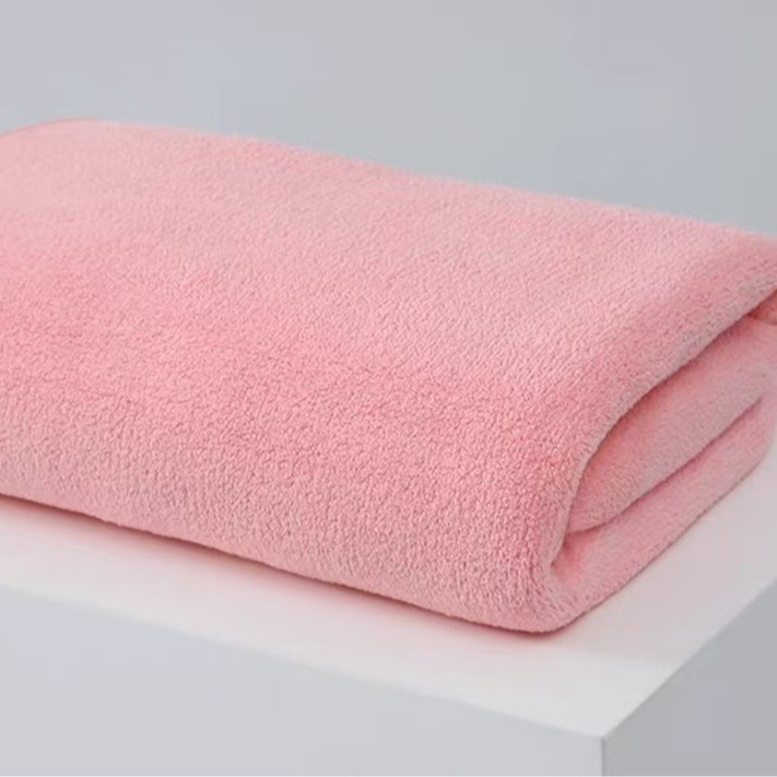 Koralinio pluošto vonios rankšluostis, greitas džiūvimas, 200–300 g, vienos spalvos, kūdikiams