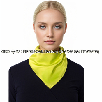 Τετράγωνος σατέν φουλάρι, απλός σχεδιασμός, Καλοκαίρι 2024, μόδα για καθημερινή μετακίνηση