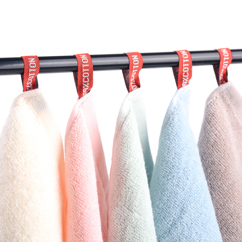 Βρεφική Πετσέτα από Πλήρες Βαμβάκι, Κεντημένη, Νήμα 32s, Κάτω από 50 g