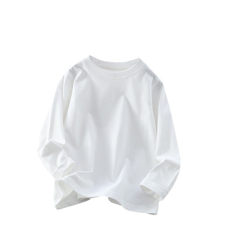 Dječji T-shirt 95% pamuk, okrugli vrat, jednobojna, meka tkanina, za djecu 3-8 i 8+ godina, pogodno za proljeće, ljeto i jesen