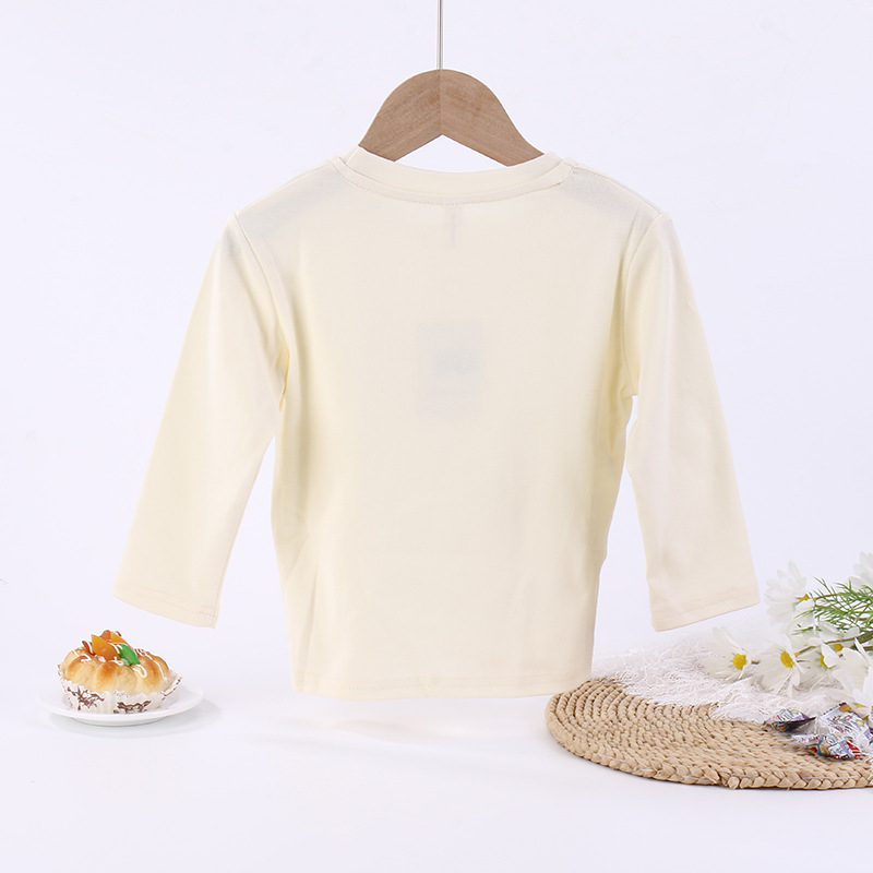 Dječja majica s dugim rukavima i otiskom medvjeda, 95% pamuk, mekana obrada, okrugli izrez, unisex
