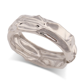 Brățară din aliaj de zinc – design neregulat cu inele încrucișate – Haha&toto, 42 g, turnare die casting, lansare toamnă 2025