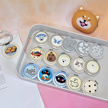 HFILL Szilikonból készült telefonos tartó, karikatúra stílus, Lazy Stand