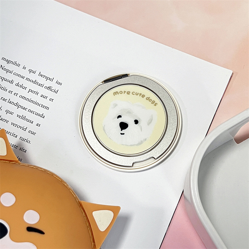 HFILL Szilikonból készült telefonos tartó, karikatúra stílus, Lazy Stand