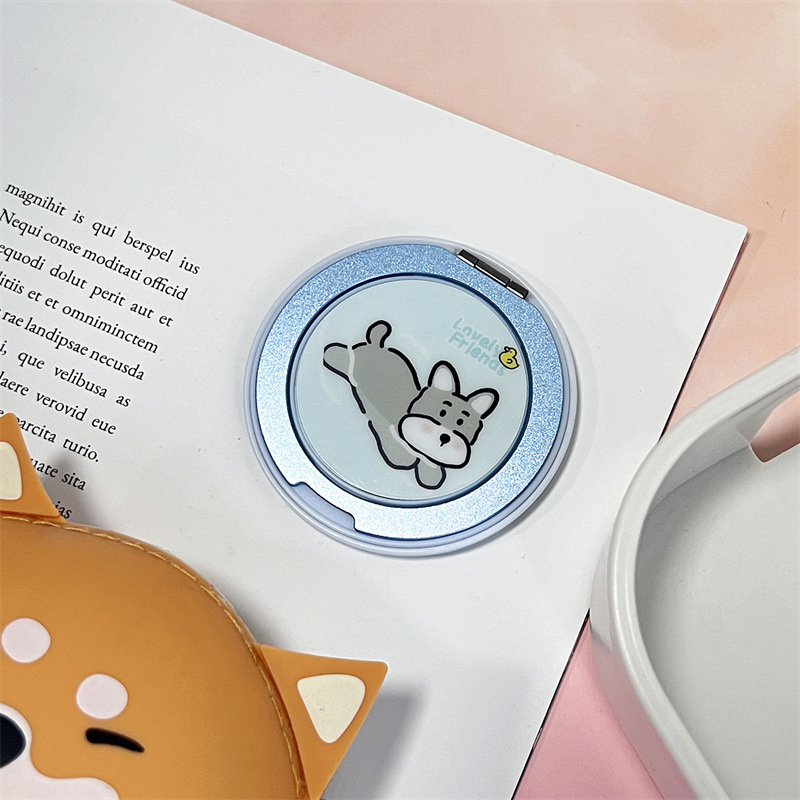 HFILL Szilikonból készült telefonos tartó, karikatúra stílus, Lazy Stand