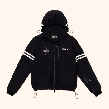 Női sídzseki - lélegző, vízálló, meleg, kopásálló; pamut töltet, pamut anyag