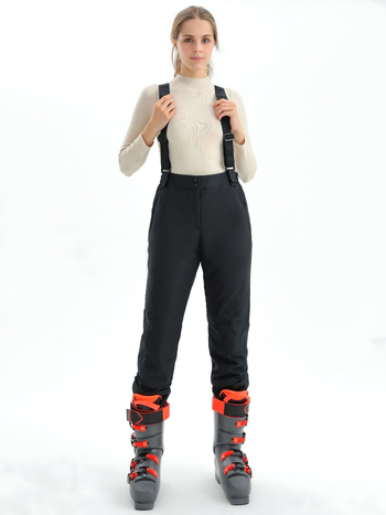 Női síoverál egyben: lélegző, vízálló és meleg, kopásálló poliészter, Allstone márka, vízállóság 1500 mm