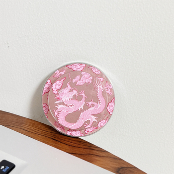 Magnētiska telefona statīva ar karikatūras spoguli, saderīgs ar Apple un Android viedtālruņiem, noņemams spoguļa elements, modelis SJ-LX001, akrils