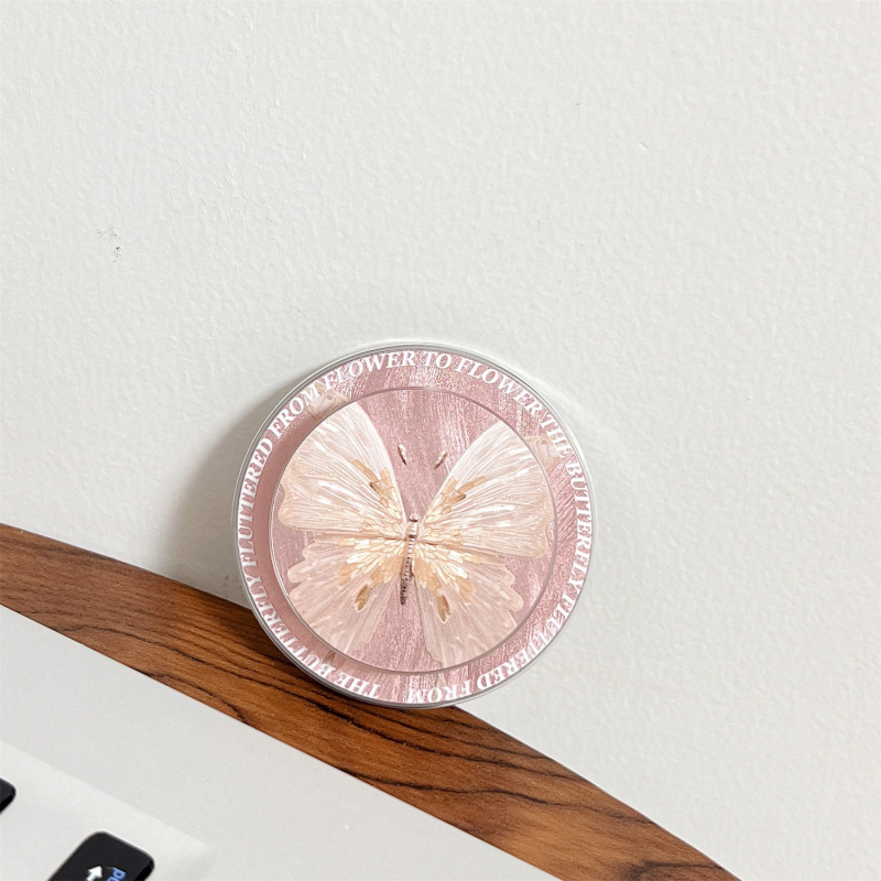 Magnētiska telefona statīva ar karikatūras spoguli, saderīgs ar Apple un Android viedtālruņiem, noņemams spoguļa elements, modelis SJ-LX001, akrils