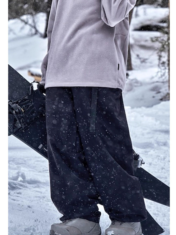 Unisex slēpošanas bikses ar ūdensnecaurlaidību, pretvēju, nodiluma izturību un Heattech izolāciju