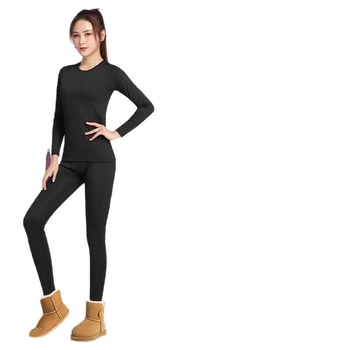 Ziemas sporta komplekts ar ātri žūstošu audumu, kompresijas piegriezumu un flīš odere