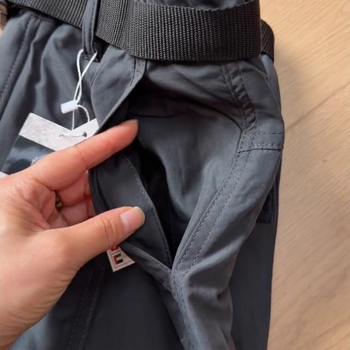 Muške američkog stila soft-shell cargo hlače s flisom, otporne na vjetar i hladnoću, materijal poliester/akril.