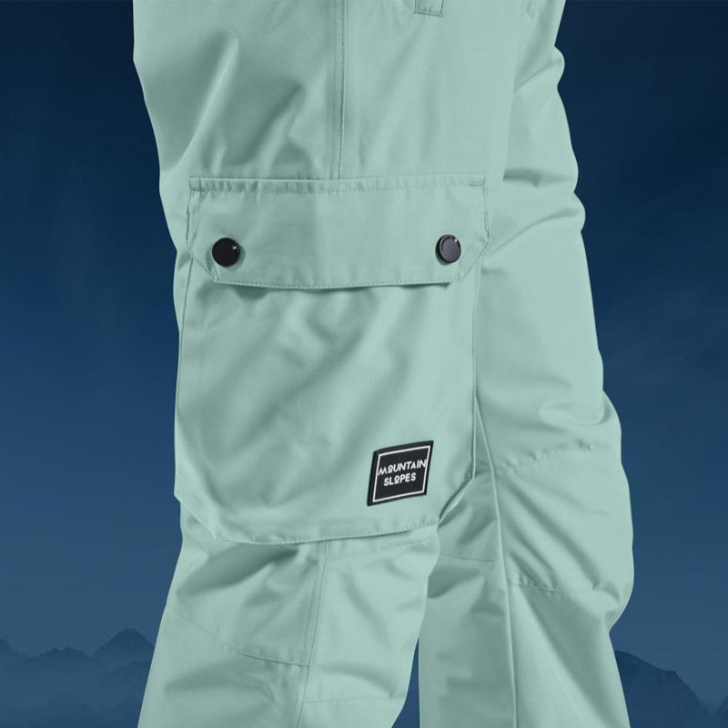 Sieviešu slēpošanas bikses – ūdensnecaurlaidīgas, pretvēja, siltas, elpojošas, 100% poliesteris