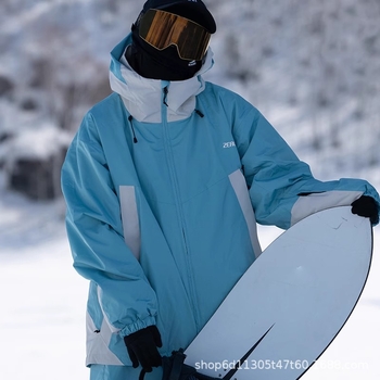 Zero Flame 3L vodootporni skijaški kombinezon, unisex, široki kroj, zimska izolacija s pamučnim punilom