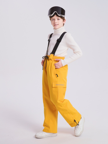 Dječje skijaške hlače Couvgicn/Kuangjian, vodootporne i tople, punilo od svile, podstava 300T pongee, stil 0308