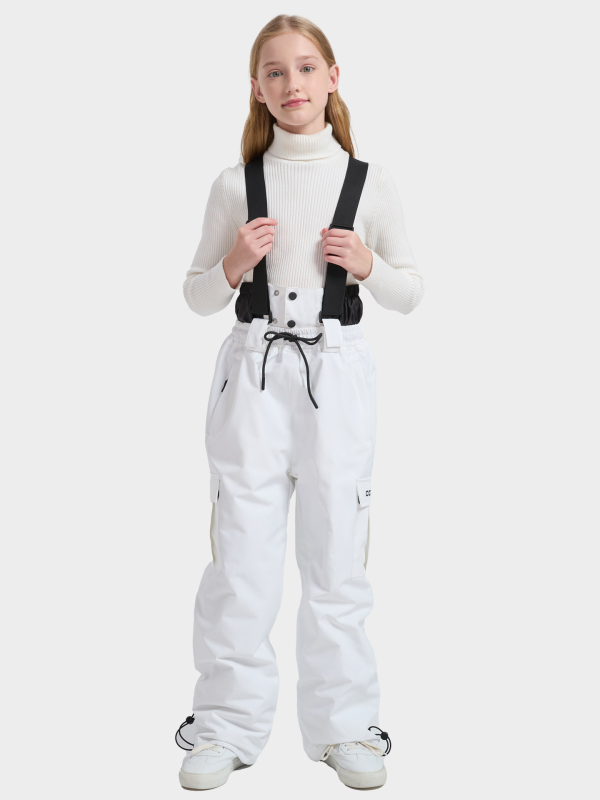 Dječje skijaške hlače Couvgicn/Kuangjian, vodootporne i tople, punilo od svile, podstava 300T pongee, stil 0308