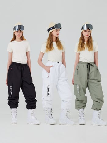 Pantalone za skejanje na snowboardu, široki kroj, otporne na vjetar, vodootporne, modne — Brend Bimodal, šifra proizvoda 1219, izdanje 2024