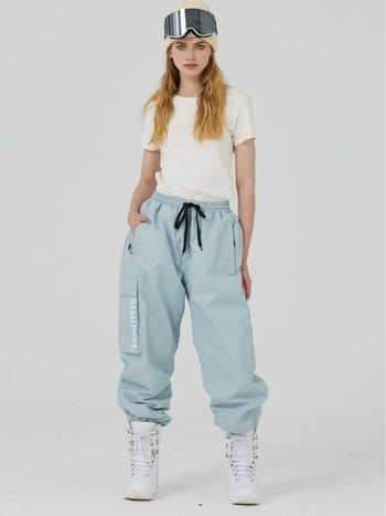 Pantalone za skejanje na snowboardu, široki kroj, otporne na vjetar, vodootporne, modne — Brend Bimodal, šifra proizvoda 1219, izdanje 2024