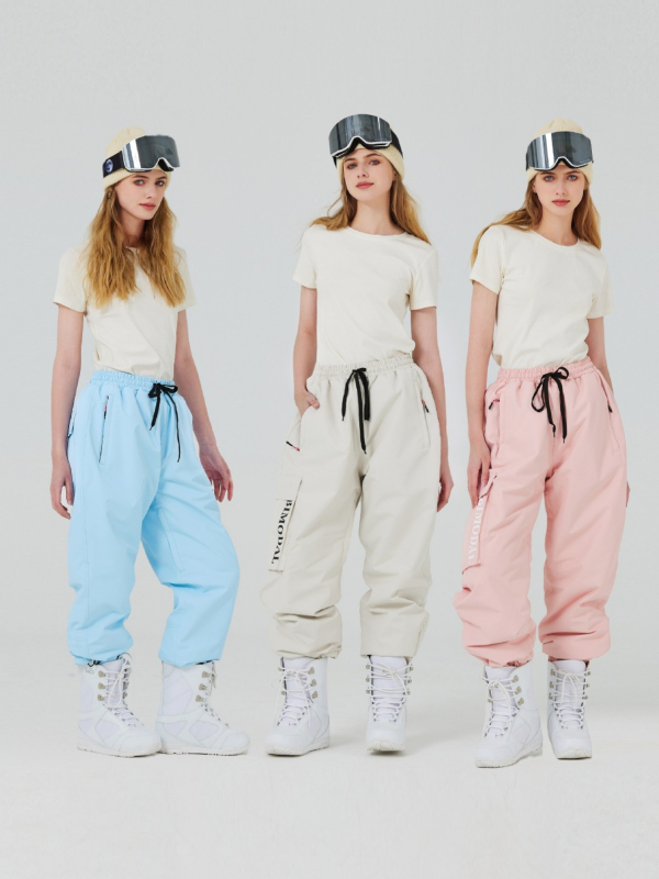 Pantalone za skejanje na snowboardu, široki kroj, otporne na vjetar, vodootporne, modne — Brend Bimodal, šifra proizvoda 1219, izdanje 2024