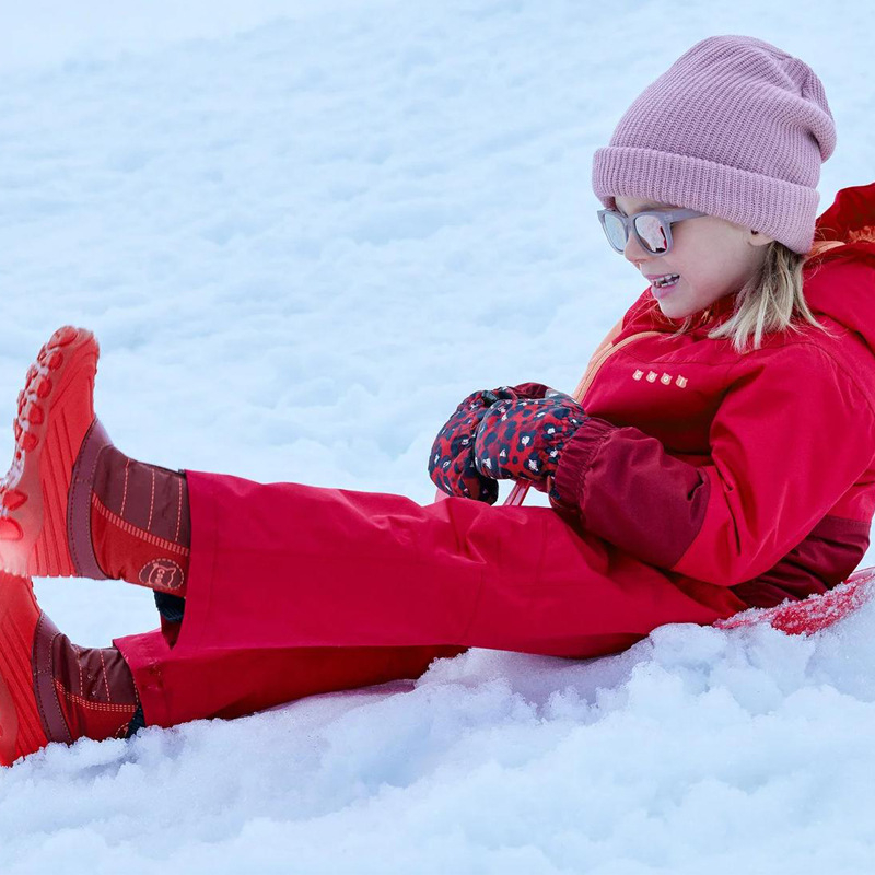 Dječji skijaški kombinezon s naramenicama – otporan na vjetar, vodootporan, topao; 100% poliester tkanina, Dupont pamuk punilo