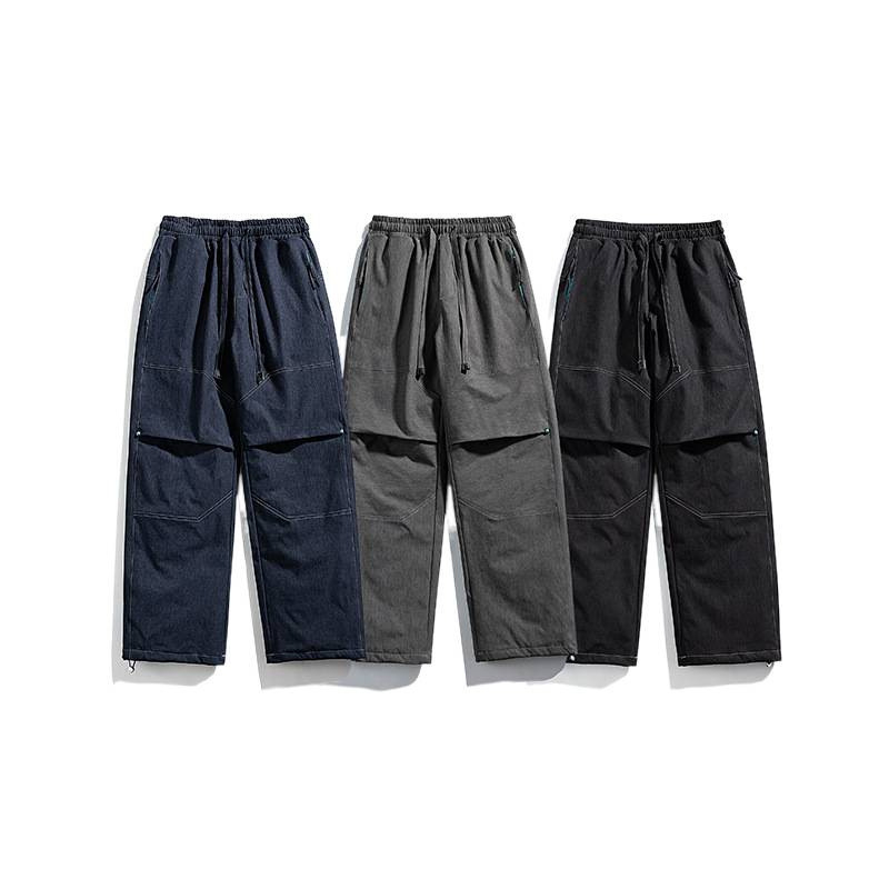 Skijaške hlače s denim efektom, Outdoor Softshell s tri zaštite, unisex, 100% poliester, ravnog kroja