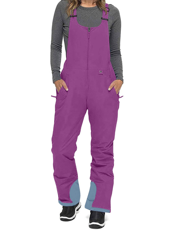 Uniszex sínadrág pántos – lélegző, vízálló külső, műbőr; poliészter szövet, töltet poliészter-pamut