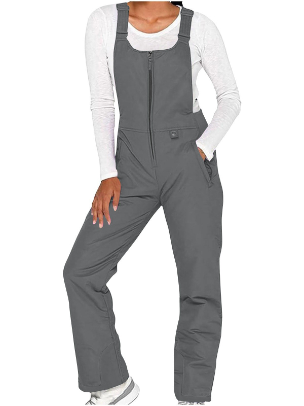 Uniszex sínadrág pántos – lélegző, vízálló külső, műbőr; poliészter szövet, töltet poliészter-pamut