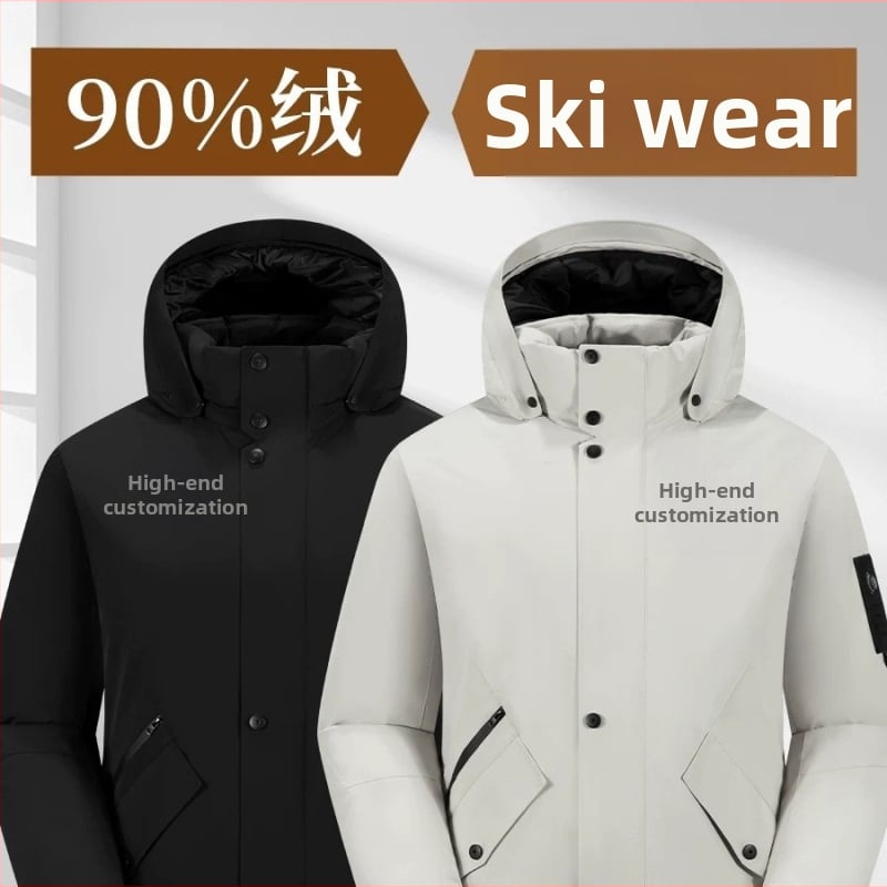 Unisex síruha – egyedi logóval hímzett síruha, vízálló 8000mm, szélálló, kopásálló, bélés nélküli, stílus 8815, anyagkód 20517387336