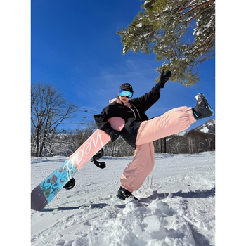 Uniszex sínadrágok, vízálló és szélálló, fleece béléssel, lazább szabású, poliészter Oxford anyag (>95% poliészter)