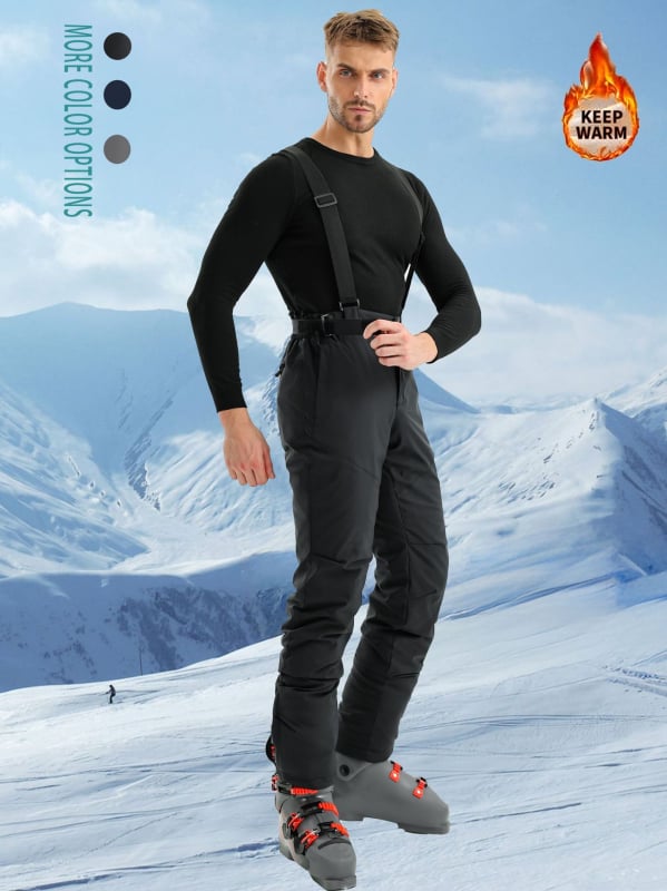 Férfi síruha — vízálló, légáteresztő, kopásálló, poliészter anyag