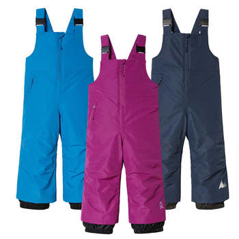 Gyerekeknek szánt egybe síoverál pánttal – vízálló, szélálló, meleg Dupont Cotton töltettel, 100% poliészter külső