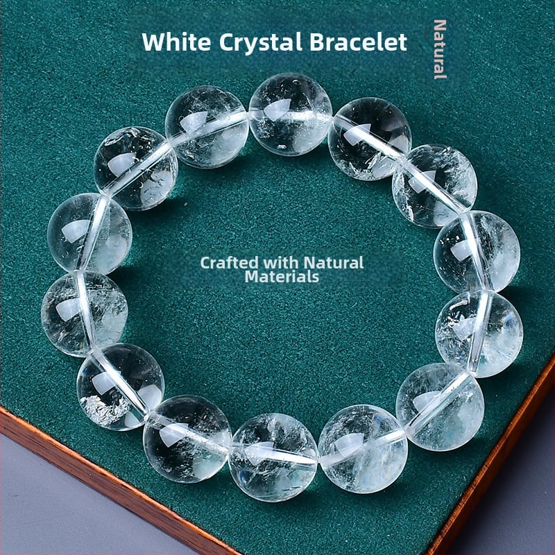 Κρυστάλλινο βραχιόλι με ελαστικό κορδόνι, χωρίς πλευρικούς λίθους, ατομικά συσκευασμένο, λανσάρισμα άνοιξη 2025.