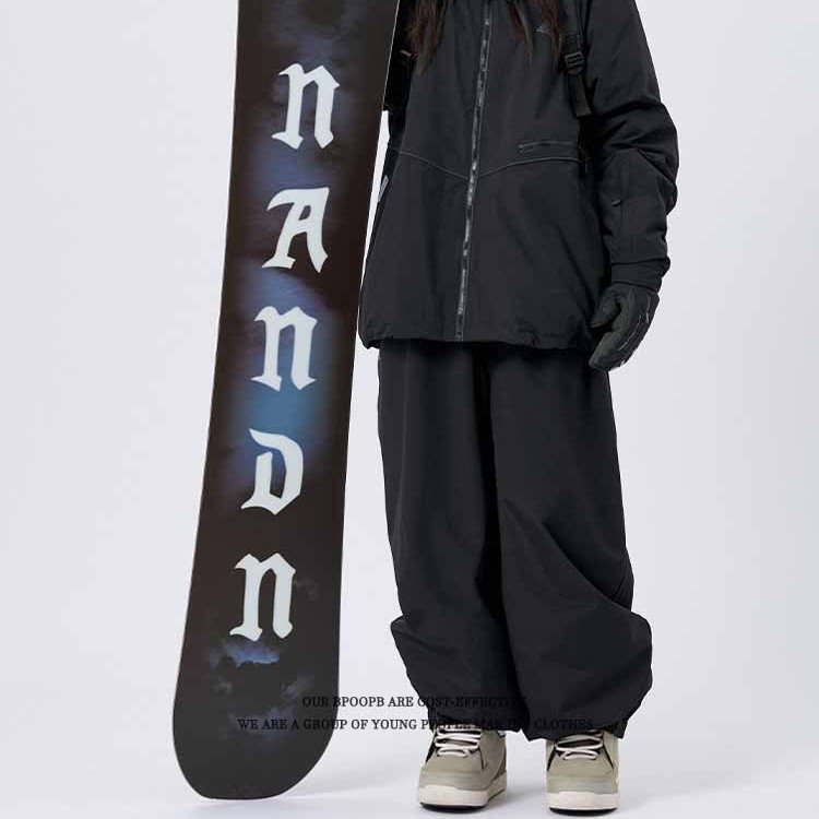 Sí nadrágok, vízálló és szélálló, laza szabású, Oxford anyag, 100% poliészter