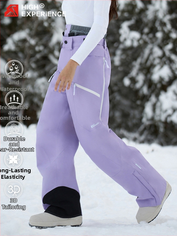 Kültéri sínadrág poliészterből, vízálló, hidegálló és lélegző